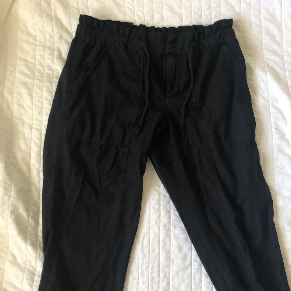 Madewell cropped paper-bag pants
